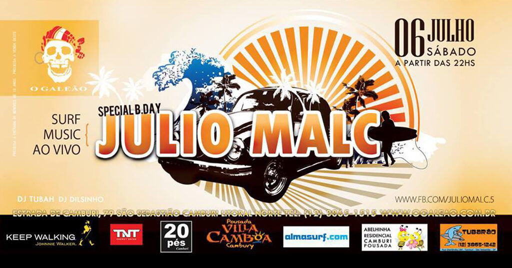 2013-07-07 - Julio Malc Flyer O Galeão
